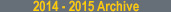 Go to the 2015 archive